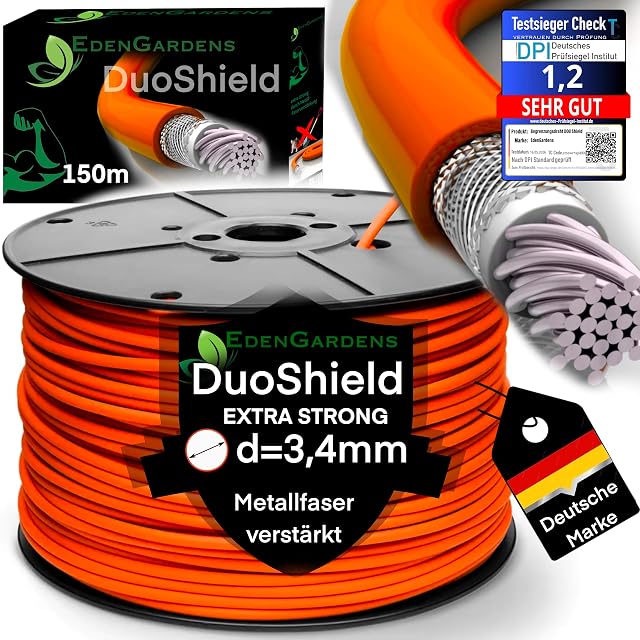 EdenGardens armoured boundary wire with steel braid, 3.4 mm diameter