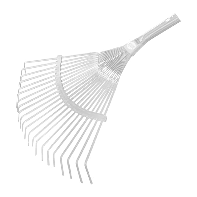 Galvanised steel adjustable fan rake head