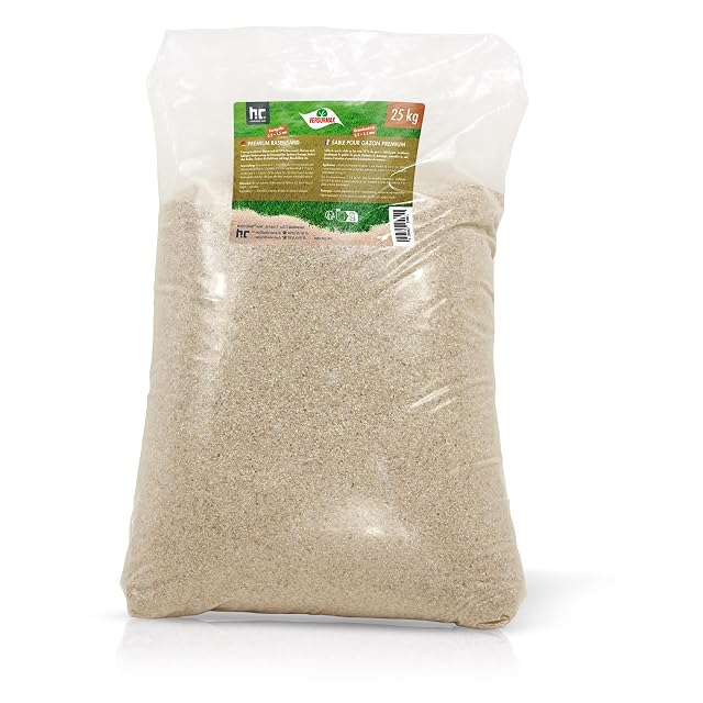 25 kg sack of fire-dried quartz lawn sand