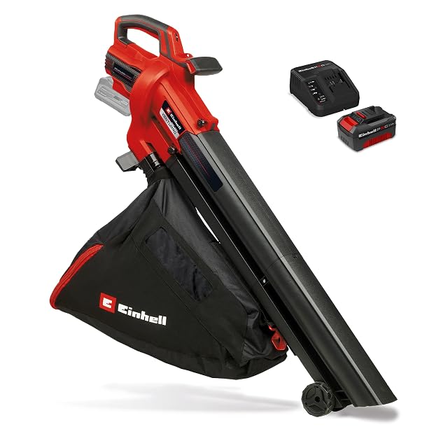 Einhell VENTURRO 18/210 cordless leaf vacuum and blower with a 45-litre bag
