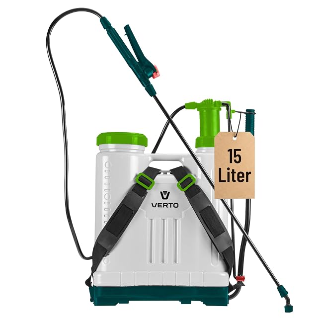Fifteen litre knapsack pressure sprayer with lance