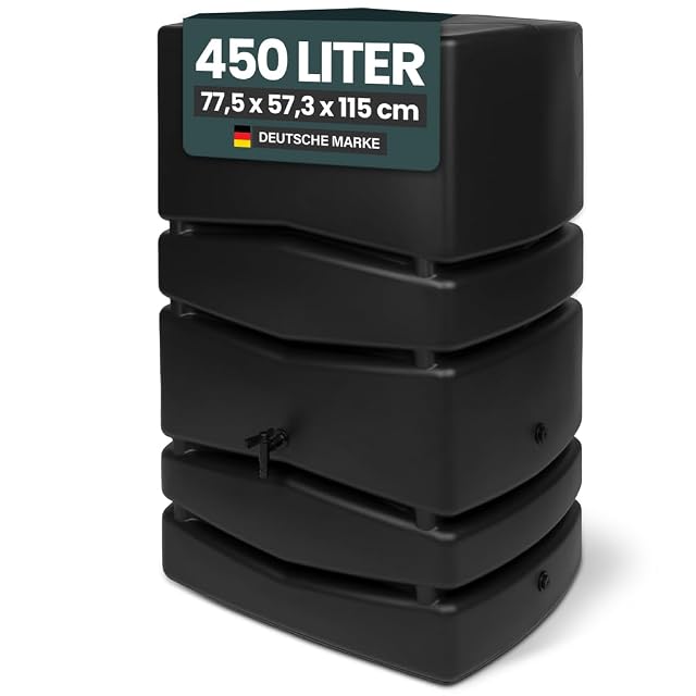 Anthracite Aqua Tower 450 litre rainwater tank