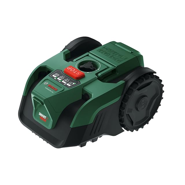Bosch VISIMOW18V-100 robot lawnmower with a 16 cm cutting width, supplied without a battery