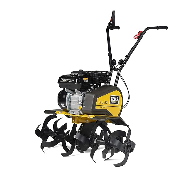 TEXAS Lilli 535TG petrol tiller with adjustable working width and reverse gear